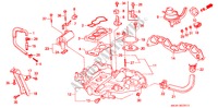 ANSAUGKRUEMMER (VERGASER 1)(2) für Honda CIVIC CX 3 Türen 5 gang-Schaltgetriebe 1993