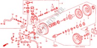 HAUPTBREMSZYLINDER/ MASTER POWER(1) für Honda CIVIC EX 3 Türen 5 gang-Schaltgetriebe 1994