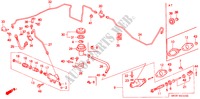 HAUPTKUPPLUNGSZYLINDER (1) für Honda CIVIC SI 3 Türen 5 gang-Schaltgetriebe 1993