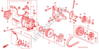 KLIMAANLAGE(KOMPRESSOR) (SANDEN)(3) für Honda CIVIC EX 3 Türen 5 gang-Schaltgetriebe 1994