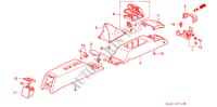 KONSOLE für Honda CIVIC GLI 3 Türen 4 gang automatikgetriebe 1994