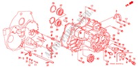 GETRIEBEGEHAEUSE(1) für Honda CIVIC 1.2EX 4 Türen 4 gang automatikgetriebe 1992