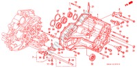 GETRIEBEGEHAEUSE(2) für Honda CIVIC GLI 4 Türen 4 gang automatikgetriebe 1994