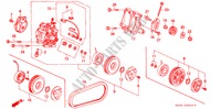 KLIMAANLAGE (KOMPRESSOR) (4) für Honda CIVIC 1.2EL 4 Türen 5 gang-Schaltgetriebe 1993
