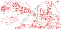 KOMBISCHALTER für Honda CIVIC 1.2EX 4 Türen 4 gang automatikgetriebe 1992
