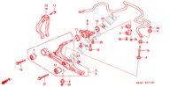 STABILISATOR, VORNE/ UNTERER ARM, VORNE für Honda CIVIC GLI 4 Türen 5 gang-Schaltgetriebe 1994