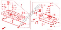 ZYLINDERKOPFDECKEL(1) für Honda CIVIC 1.5EL 4 Türen 5 gang-Schaltgetriebe 1993