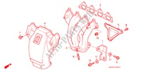 AUSPUFFKRUEMMER (DOHC) für Honda PRELUDE SI 2 Türen 5 gang-Schaltgetriebe 1992
