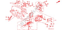 DROSSELKLAPPENGEHAEUSE (DOHC/DOHC VTEC) für Honda PRELUDE SI 2 Türen 5 gang-Schaltgetriebe 1994