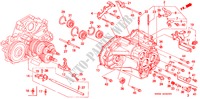 GETRIEBEGEHAEUSE für Honda PRELUDE SI 2 Türen 4 gang automatikgetriebe 1993
