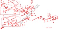 HANDBREMSE für Honda PRELUDE SI 2 Türen 4 gang automatikgetriebe 1995