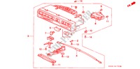 HEIZUNGSREGLER(MANUELLE SCHALTUNG) für Honda PRELUDE SI 2 Türen 5 gang-Schaltgetriebe 1993