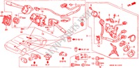 KOMBISCHALTER(LH) für Honda PRELUDE SI 2 Türen 4 gang automatikgetriebe 1992