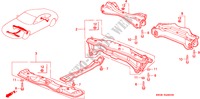 QUERTRAEGER für Honda PRELUDE SI 2 Türen 4 gang automatikgetriebe 1994