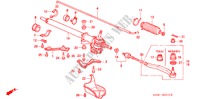 SERVOLENKGETRIEBE(LH) für Honda PRELUDE SI 2 Türen 4 gang automatikgetriebe 1992
