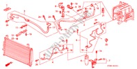 KLIMAANLAGE (SCHLAEUCHE/LEITUNGEN) (RH) für Honda INTEGRA GS-R 4 Türen 4 gang automatikgetriebe 1995