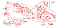 KOMBISCHALTER(RH) für Honda INTEGRA GS-R 4 Türen 4 gang automatikgetriebe 1994