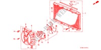 KUEHLER(SAK) für Honda INTEGRA GS-R 4 Türen 4 gang automatikgetriebe 1994