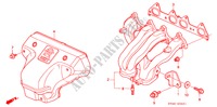 AUSPUFFKRUEMMER(2) für Honda ACCORD VTI 4 Türen 5 gang-Schaltgetriebe 1997