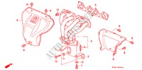 AUSPUFFKRUEMMER(3) für Honda ACCORD SIR 4 Türen 4 gang automatikgetriebe 1996