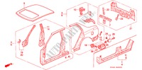 AUSSENBLECHE für Honda ACCORD VTI 4 Türen 5 gang-Schaltgetriebe 1996