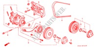 KLIMAANLAGE (KOMPRESSOR) (HADSYS) für Honda ACCORD LX 4 Türen 4 gang automatikgetriebe 1994