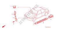 KLIMAANLAGE(SENSOR) für Honda ACCORD LX 4 Türen 4 gang automatikgetriebe 1995