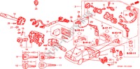 KOMBISCHALTER(4) für Honda ACCORD EXI 4 Türen 4 gang automatikgetriebe 1996