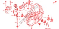KUPPLUNGSGEHAEUSE für Honda ACCORD LXI 4 Türen 5 gang-Schaltgetriebe 1996
