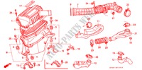 LUFTFILTER für Honda ACCORD EX 4 Türen 5 gang-Schaltgetriebe 1994
