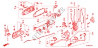 TUERSCHLOESSER, VORNE für Honda ACCORD VTI 4 Türen 4 gang automatikgetriebe 1996