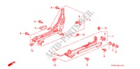 VORNE SITZKOMPONENTEN (R.) (2) für Honda ACCORD EXI 4 Türen 5 gang-Schaltgetriebe 1997