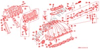 ANSAUGKRUEMMER(L5) (LH) für Honda VIGOR VIGOR 4 Türen 4 gang automatikgetriebe 1997