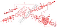 DIFFERENTIAL(V6) für Honda ACURA 3.2TL 3.2TL 4 Türen 4 gang automatikgetriebe 1996