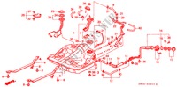 KRAFTSTOFFTANK für Honda ACURA 2.5TL 2.5TL 4 Türen 4 gang automatikgetriebe 1996