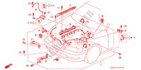 MOTORKABELBAUM(L5) (LH) für Honda VIGOR VIGOR 4 Türen 4 gang automatikgetriebe 1995
