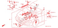 MOTORKABELBAUM(L5) (RH) für Honda ACURA 2.5TL 2.5TL 4 Türen 4 gang automatikgetriebe 1997
