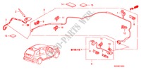 ANTENNE(LH) für Honda CR-V 2WD 5 Türen 5 gang automatikgetriebe 2010