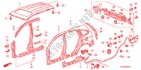 AUSSENBLECHE/DACHPLATTE für Honda CR-V RVSI 5 Türen 5 gang automatikgetriebe 2007