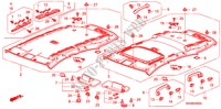 DACHVERKLEIDUNG für Honda CR-V BASE 5 Türen 5 gang automatikgetriebe 2008