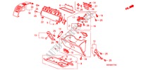 INSTRUMENTENBRETT(BEIFAHRERSEITE)(RH) für Honda CR-V RVSI 5 Türen 5 gang automatikgetriebe 2008