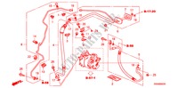 KLIMAANLAGE(SCHLAEUCHE/LEITUNGEN)(LH) für Honda CR-V 4WD 5 Türen 5 gang automatikgetriebe 2008
