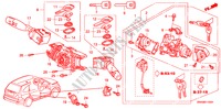 KOMBISCHALTER(LH) für Honda CR-V 2WD 5 Türen 5 gang automatikgetriebe 2010