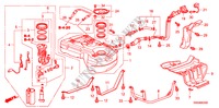 KRAFTSTOFFTANK(1) für Honda CR-V BASE 5 Türen 5 gang automatikgetriebe 2008