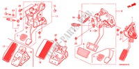 PEDAL(RH) für Honda CR-V RVSI 5 Türen 5 gang automatikgetriebe 2008