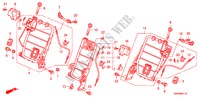 SITZKOMPONENTEN, HINTEN(1) für Honda CR-V BASE 5 Türen 5 gang automatikgetriebe 2008