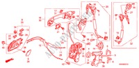 TUERSCHLOESSER, VORNE/AEUSSERER GRIFF für Honda CR-V RVSI 5 Türen 5 gang automatikgetriebe 2007
