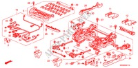 VORNE SITZKOMPONENTEN(L.)(MOTORLEISTUNG, SITZ) für Honda CR-V 2WD 5 Türen 5 gang automatikgetriebe 2010