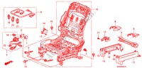 VORNE SITZKOMPONENTEN(L.) für Honda CR-V RVSI 5 Türen 5 gang automatikgetriebe 2008