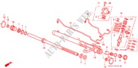 GETRIEBE, SERVOLENKUNG(LH) für Honda ODYSSEY LX 5 Türen 4 gang automatikgetriebe 1997